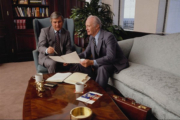 673056 Executives In Office A4 Photo Print