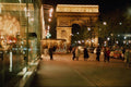 673067 Arc De Triomphe, Paris, France, By Night A4 Photo Print