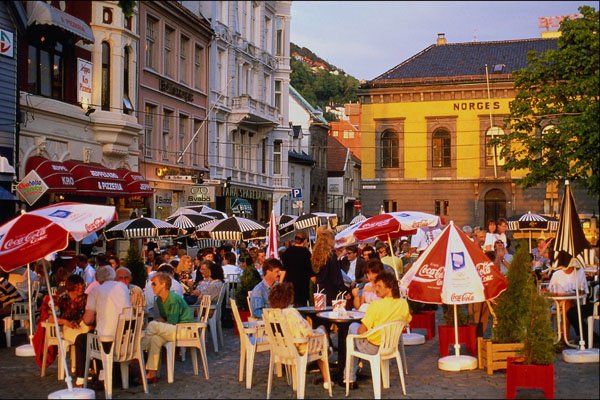 673069 Bergen, Norway A4 Photo Print
