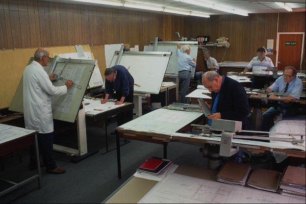 673080 Drawing Office A4 Photo Print