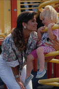 673096 Woman And Young Girl On Climbing Frame A4 Photo Print