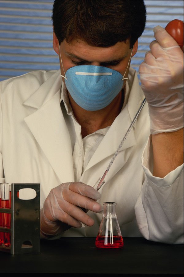 673099 Chemist With Mask A4 Photo Print