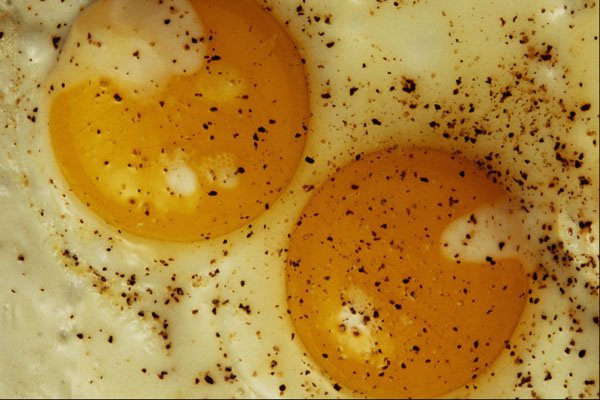 674071 Fried Eggs With Pepper A4 Photo Print