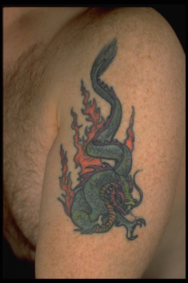 675028 Dragon Tattoo A4 Photo Print