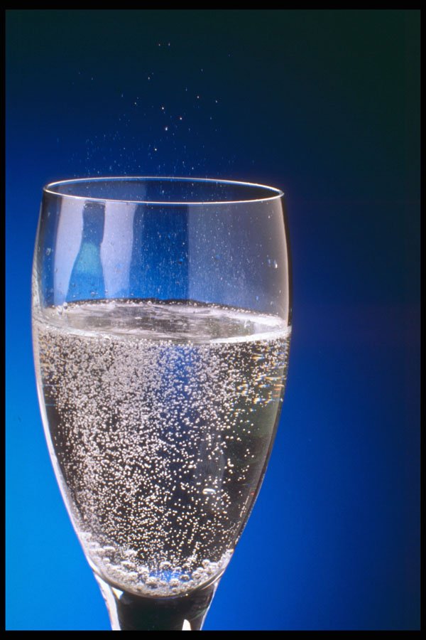 677000 Glass Of Sparkling White Wine A4 Photo Print