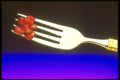 677001 Pomegranate On Fork A4 Photo Print