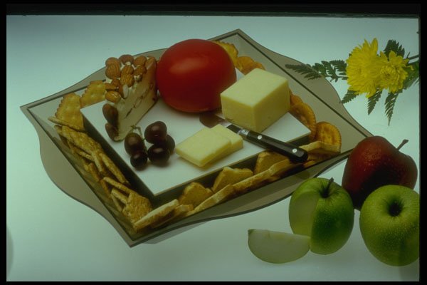677014 Cheese On A Platter A4 Photo Print