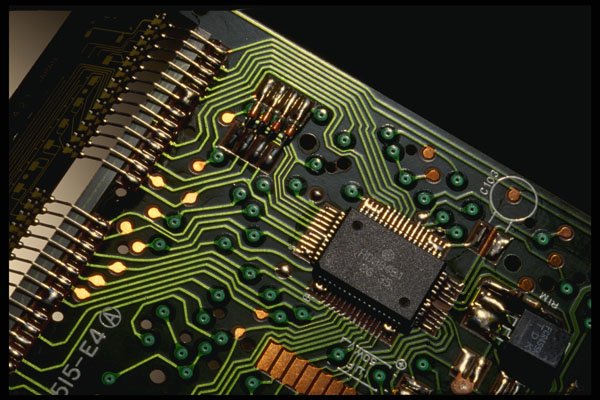 677023 Circuit Board From Pocket Calculator A4 Photo Print