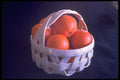677031 White Basket With Oranges A4 Photo Print