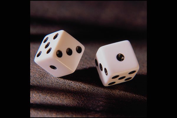 677054 Dice On A Roll A4 Photo Print