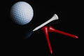 677058 Ball And Tees A4 Photo Print