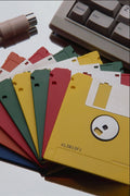 677069 Diskettes And Keyboard A4 Photo Print