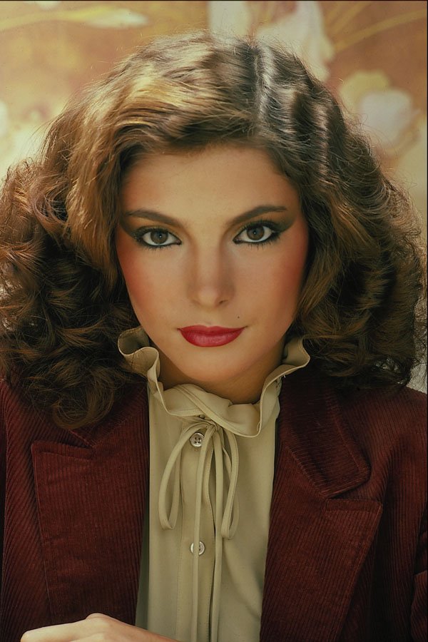 678079 Portrait Of A Lady In Brown Jacket A4 Photo Print