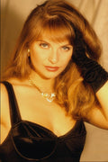678090 Kathy, Brunette In A Black Top A4 Photo Print