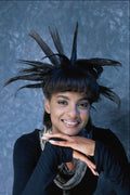 678099 Crazy Hair Portrait A4 Photo Print