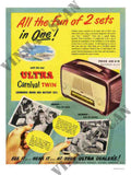 68 ultra radio 1950s 2 Vintage Advert A4 Photo Print