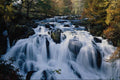680092 Babbling Brook In Forest A4 Photo Print