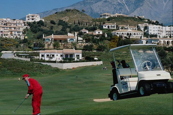 681083 Mijas Costa Golf Course, Malaga Province, Spain A4 Photo Print