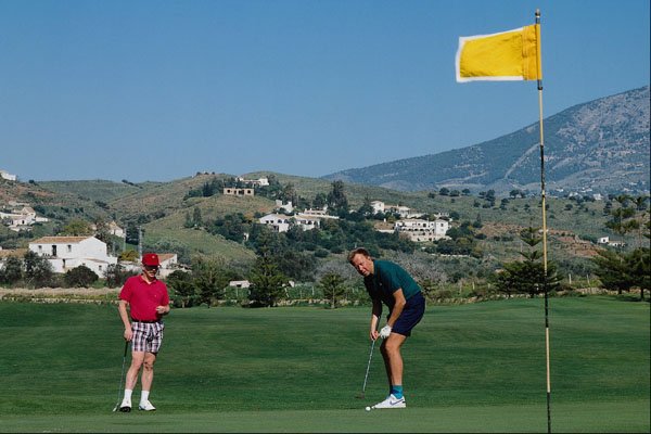 681084 Mijas Costa Golf Course, Malaga Province, Spain A4 Photo Print