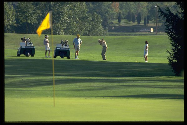 681094 Golfers A4 Photo Print