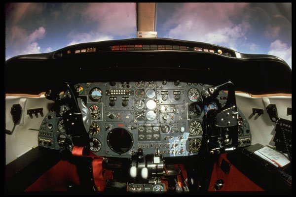 682013 Instrument Panel Of Small Plane A4 Photo Print
