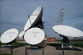 682015 Satellite Dishes At Madley, England A4 Photo Print