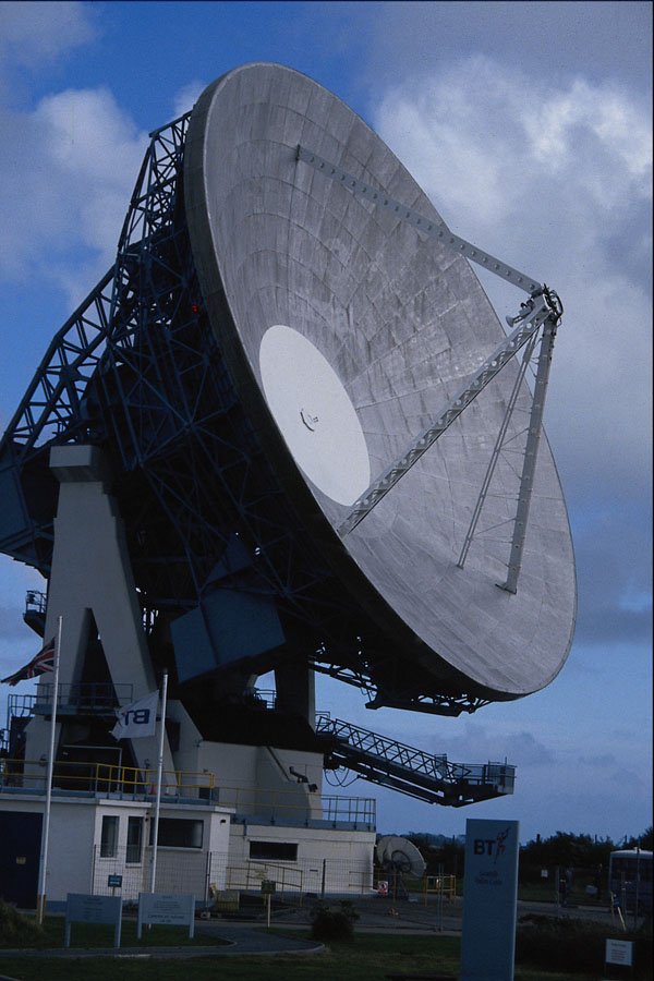 682019 Satellite Receiver, Goonhilly Downs, Cornwall, England A4 Photo Print