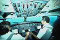 682020 Cockpit, Boeing 737 Airliner A4 Photo Print