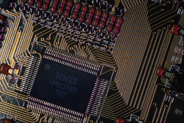 682029 Close up Of Computer, 486 Motherboard A4 Photo Print