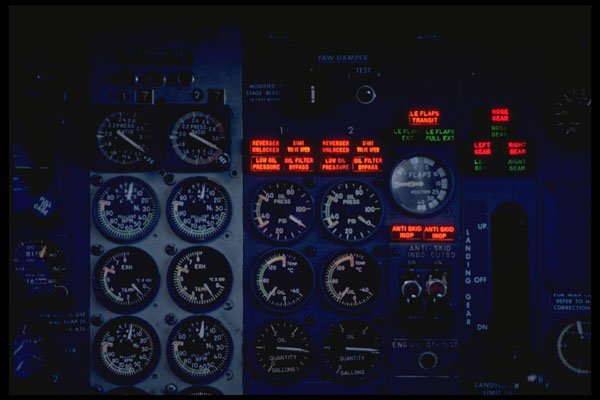682059 Boeing 737 Cockpit A4 Photo Print