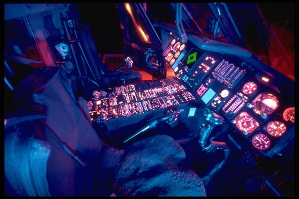 682060 Sh 60 Sea Hawk Cockpit Interior, Night A4 Photo Print