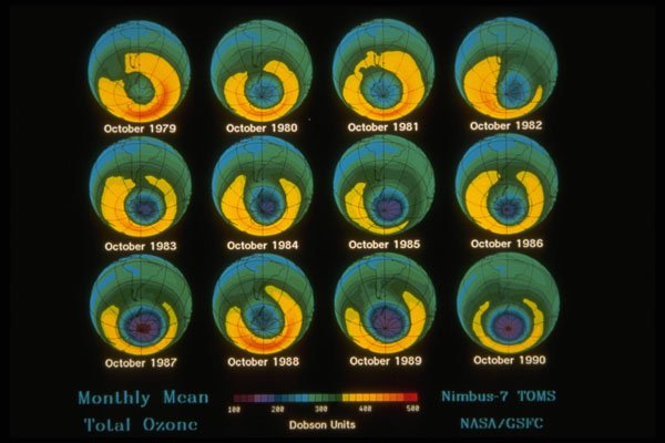 682067 Antarctica Ozone Hole, Courtesy NASA A4 Photo Print