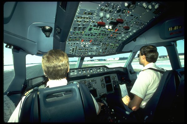 682071 Cockpit Boeing 737 A4 Photo Print