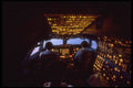 682077 Cockpit, Boeing 747 Early Morning Lights Still On A4 Photo Print