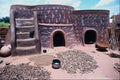 683000 Bolga Painted Houses, Sirigu, Ghana A4 Photo Print