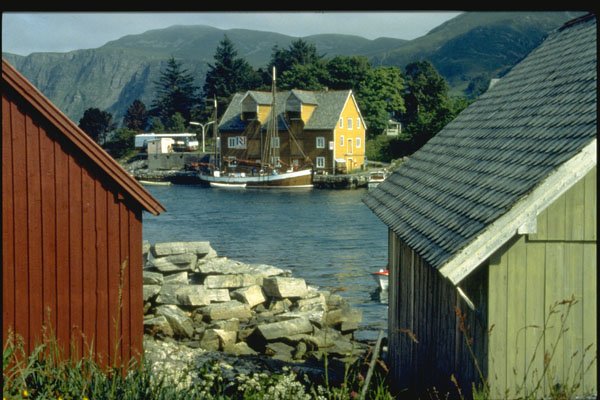 683003 Ford, Western Norway A4 Photo Print