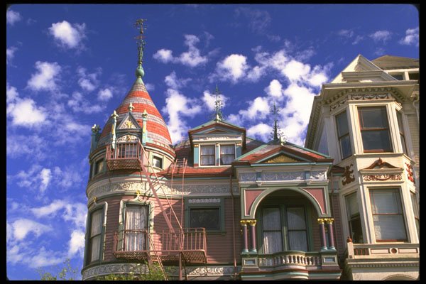 683009 Victorian House, San Francisco, California, U.S.A. A4 Photo Print