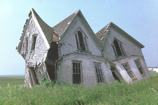683030 Falling House, Prince Edward Island, Canada A4 Photo Print