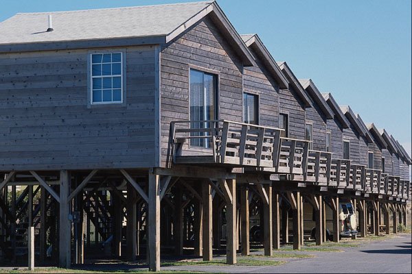 683049 Vacation Condominiums, Hatteras, North Carolina A4 Photo Print