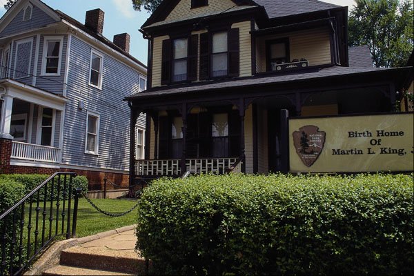 683057 Birth Home Of Martin Luther King Jr. A4 Photo Print