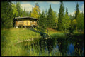 683059 Cottage Near Lake A4 Photo Print