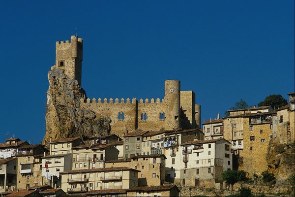 683068 Villages, Houses And Castle, Frias, Castile Leon, Spain A4 Photo Print