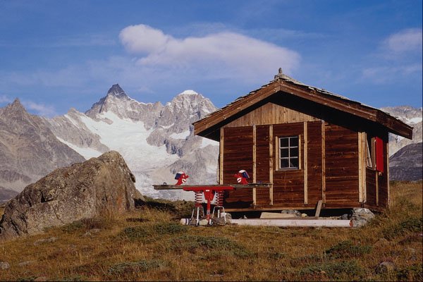683095 Chalet Near Zermatt, Switzerland A4 Photo Print