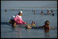 685010 Arab Bathers, Dead Sea, Israel A4 Photo Print
