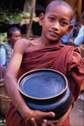685026 Young Buddhist Monk, Burma A4 Photo Print