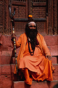 685040 Holy Man, Katmandu, Nepal A4 Photo Print