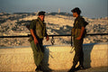 685041 Soldiers In Jerusalem A4 Photo Print