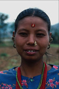 685090 Rai Girl, Road To Kodari, Central Nepal A4 Photo Print