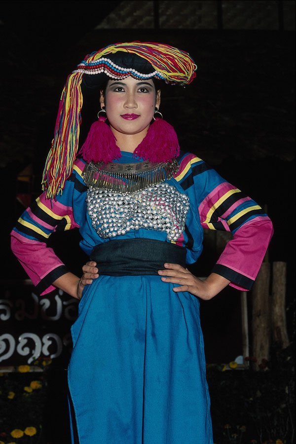 685098 Thai Dancer Dressed In Traditional Costume, Northern Thailand A4 Photo Print