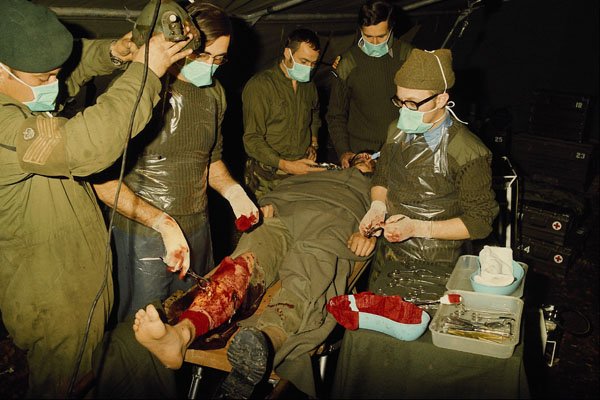 686041 Military Field Hospital A4 Photo Print